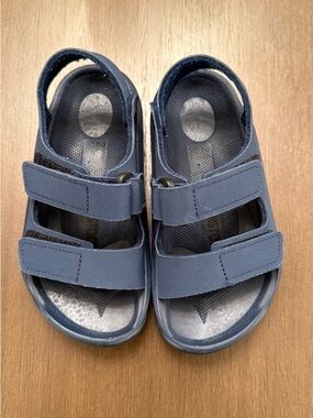 Birkenstock Mogami Navy Blue Kids Velcro Sandals